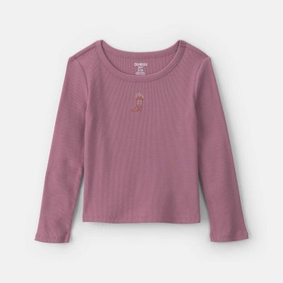 Toddler Girl Long-Sleeve Top - Purple