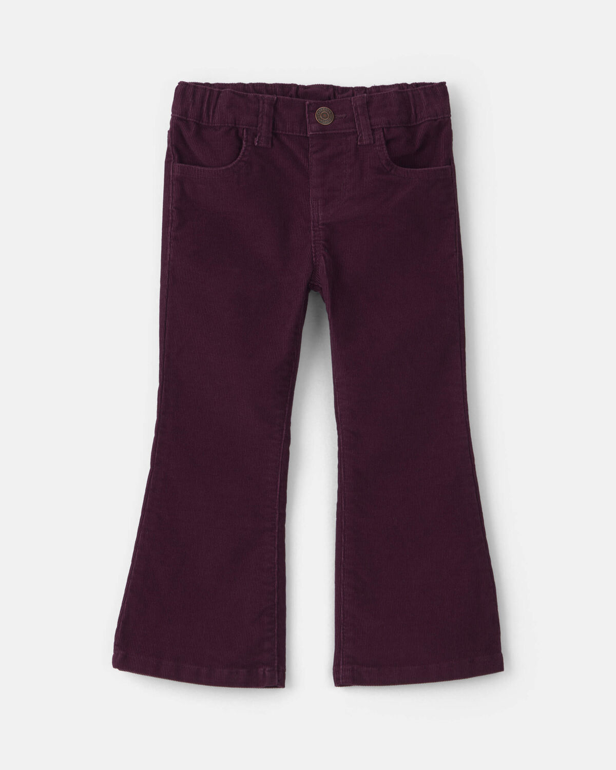 Toddler Girl Corduroy Pull-On Stretch Pants - Purple