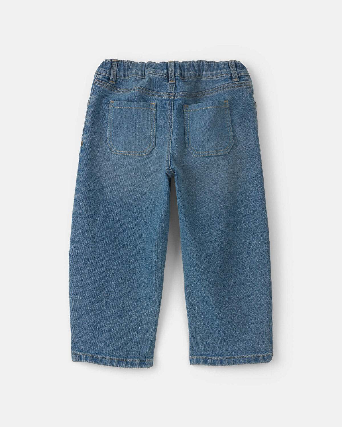 Toddler Girl Denim Barrel Jeans - Medium Wash - Image 2
