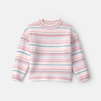 Toddler Girl Striped Sweater