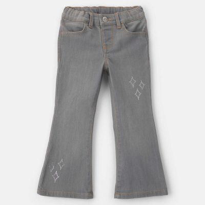 Toddler Girl Diamond Denim Straight Jeans - Dark Wash