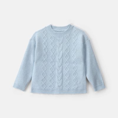 Toddler Girl Metallic Sweater - Blue
