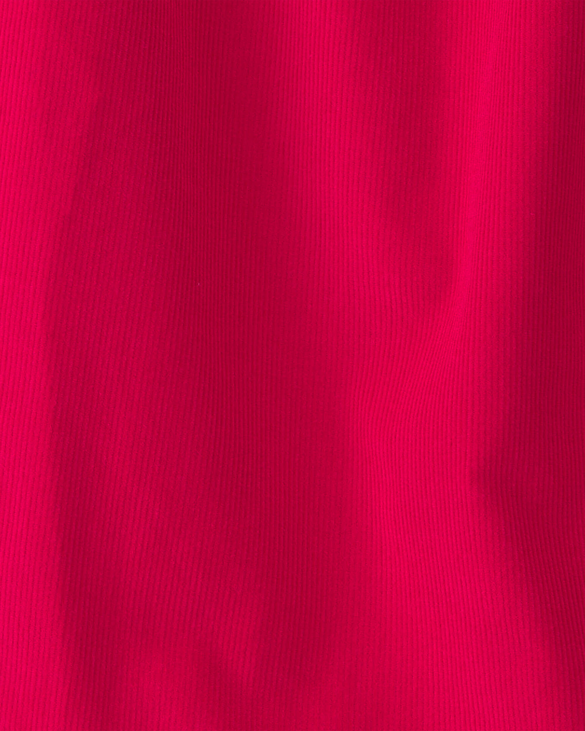 Toddler Girl Corduroy Short-Sleeve Dress - Red - Image 4