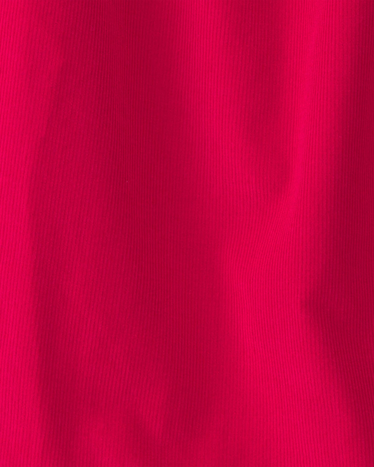Toddler Girl Corduroy Short-Sleeve Dress - Red - Image 3