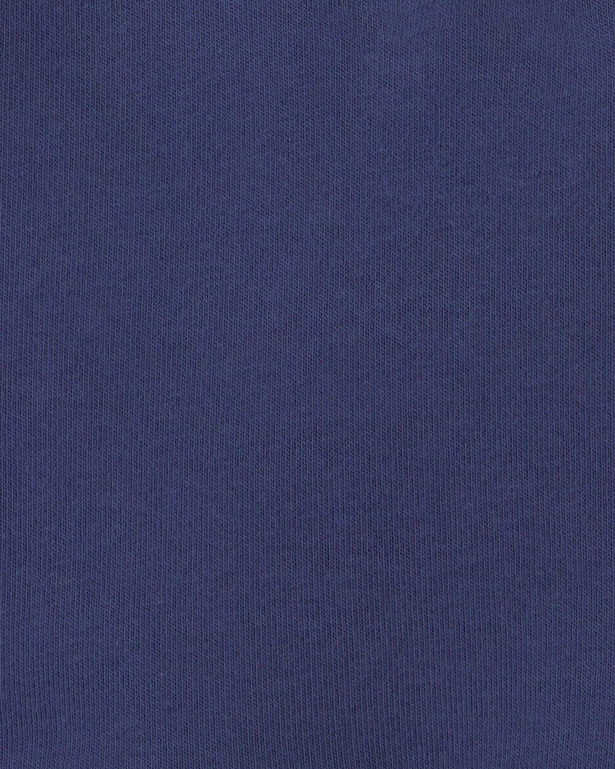 Toddler Boy Fleece Pullover Sweatshirt - Navy Blue - Image 2