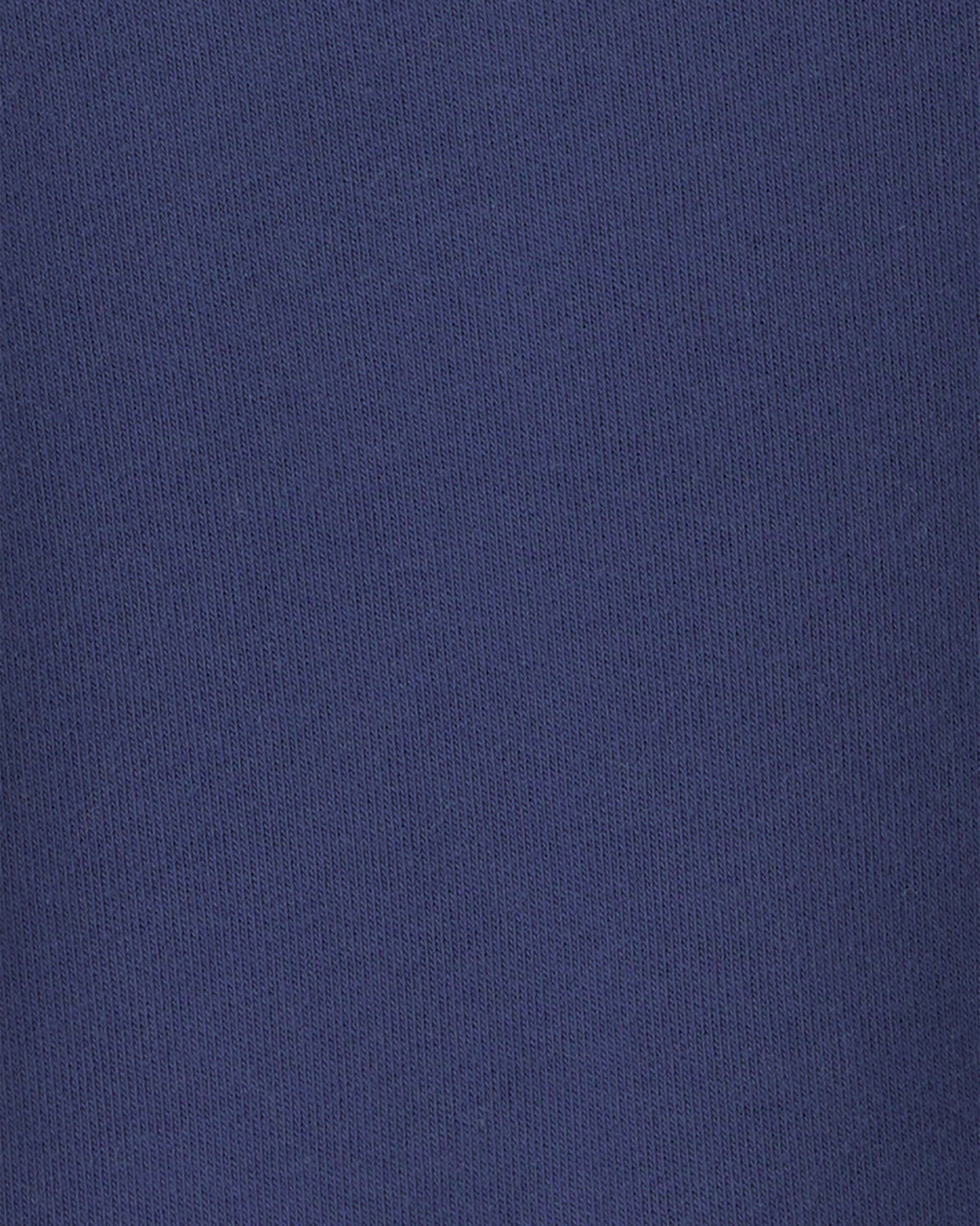 Toddler Boy Color Block Fleece Pullover Sweatshirt - Grey/Brown/Blue - Image 4