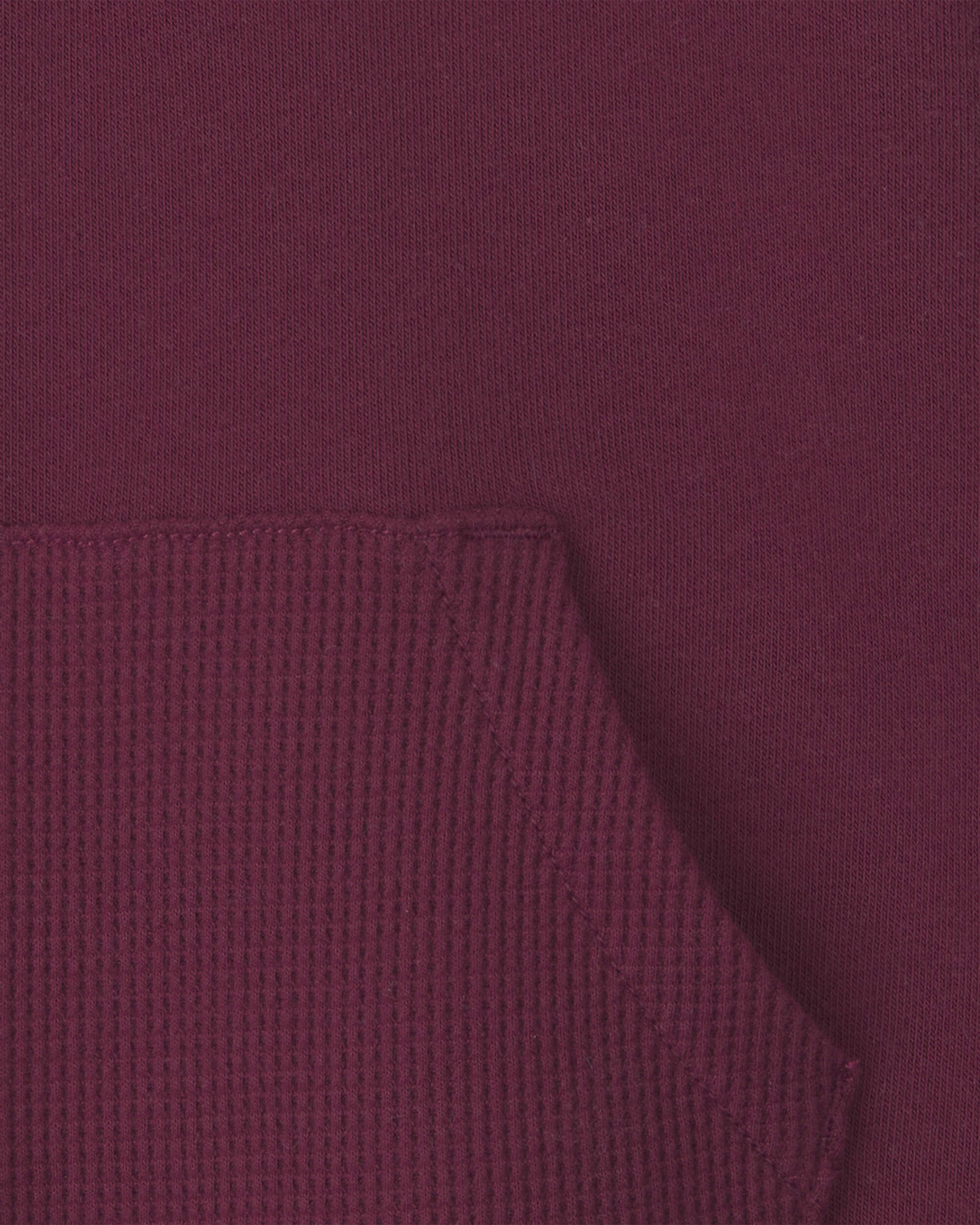 Toddler Boy Fleece Quarter-Zip Pullover Sweatshirt - Burgundy - Image 3