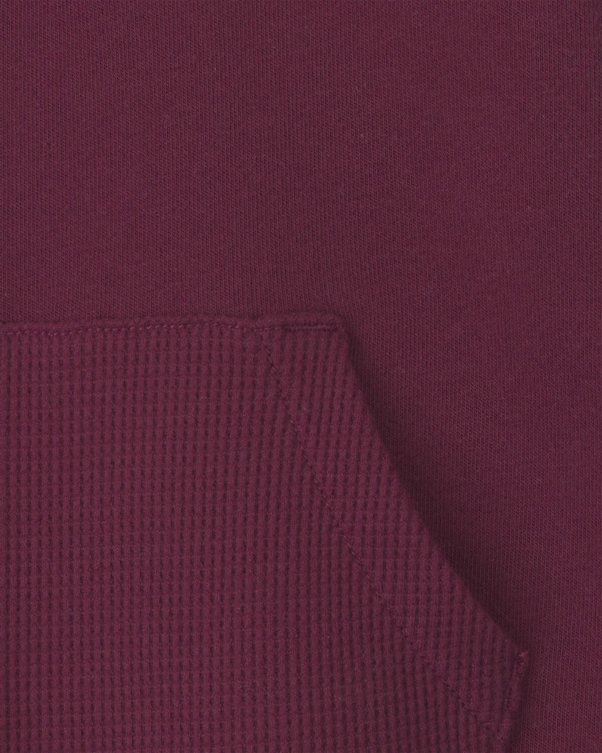 Toddler Boy Fleece Quarter-Zip Pullover Sweatshirt - Burgundy - Image 2