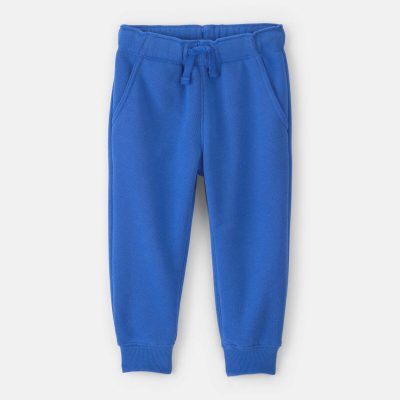 Toddler Boy Fleece Joggers - Blue