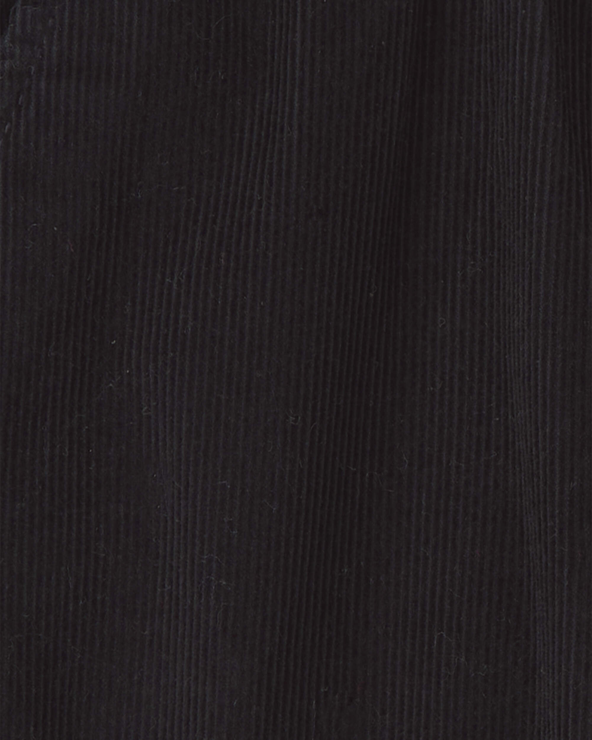 Toddler Boy Corduroy Straight Suspender Pants - Black - Image 4