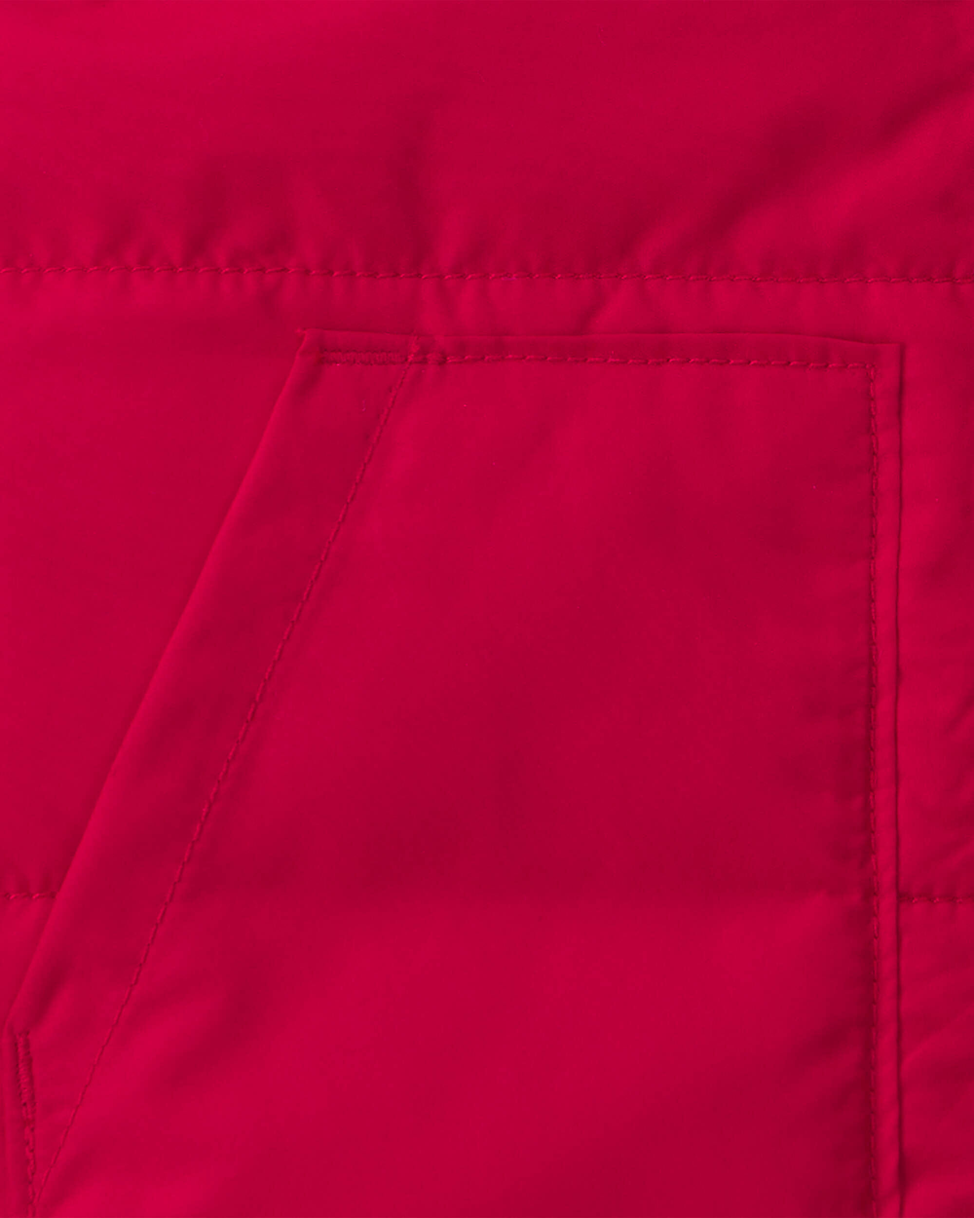 Toddler Boy Zip-Up Vest - Red - Image 3