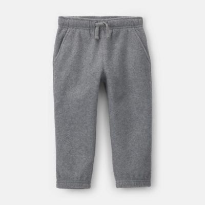 Toddler Boy Fleece Pants - Grey