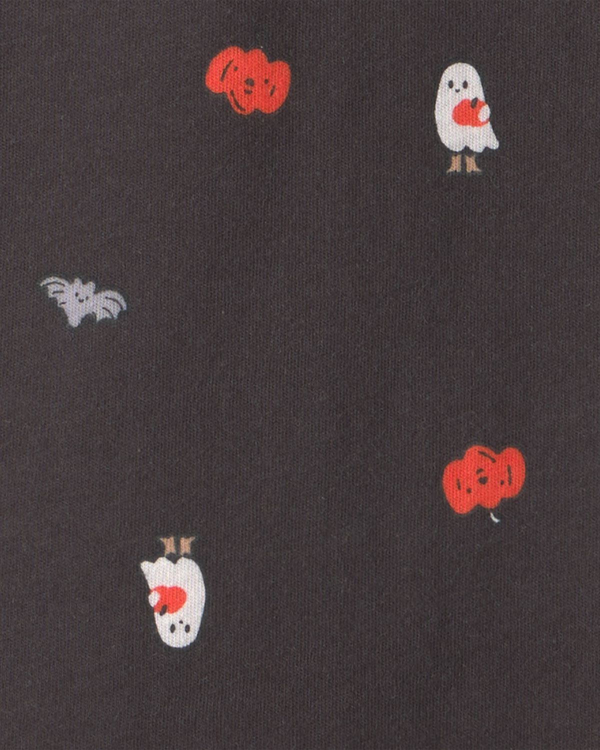Toddler Boy Pumpkin Halloween Long-Sleeve Tee - Black - Image 2