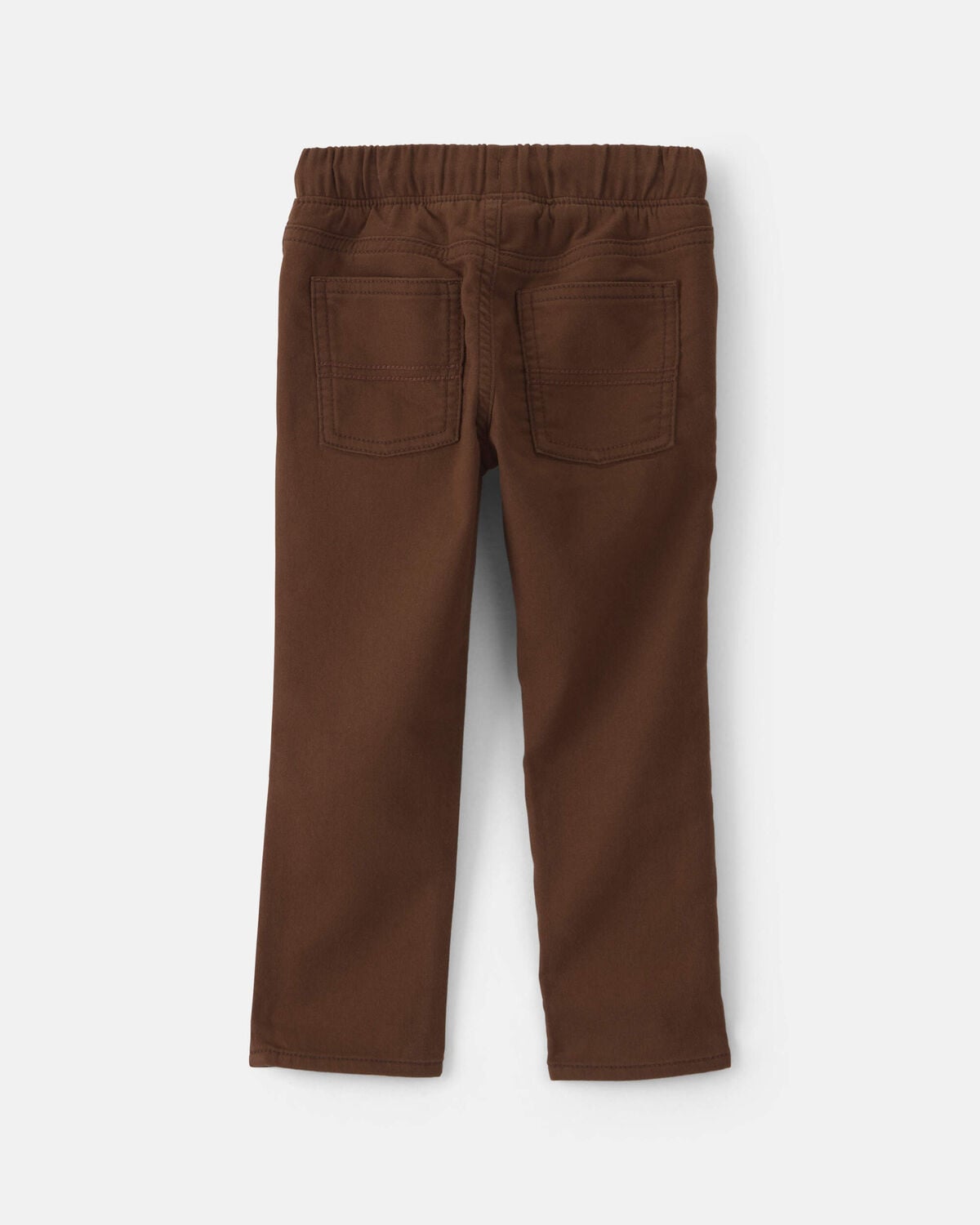 Toddler Boy Pull-On Pants - Brown - Image 2