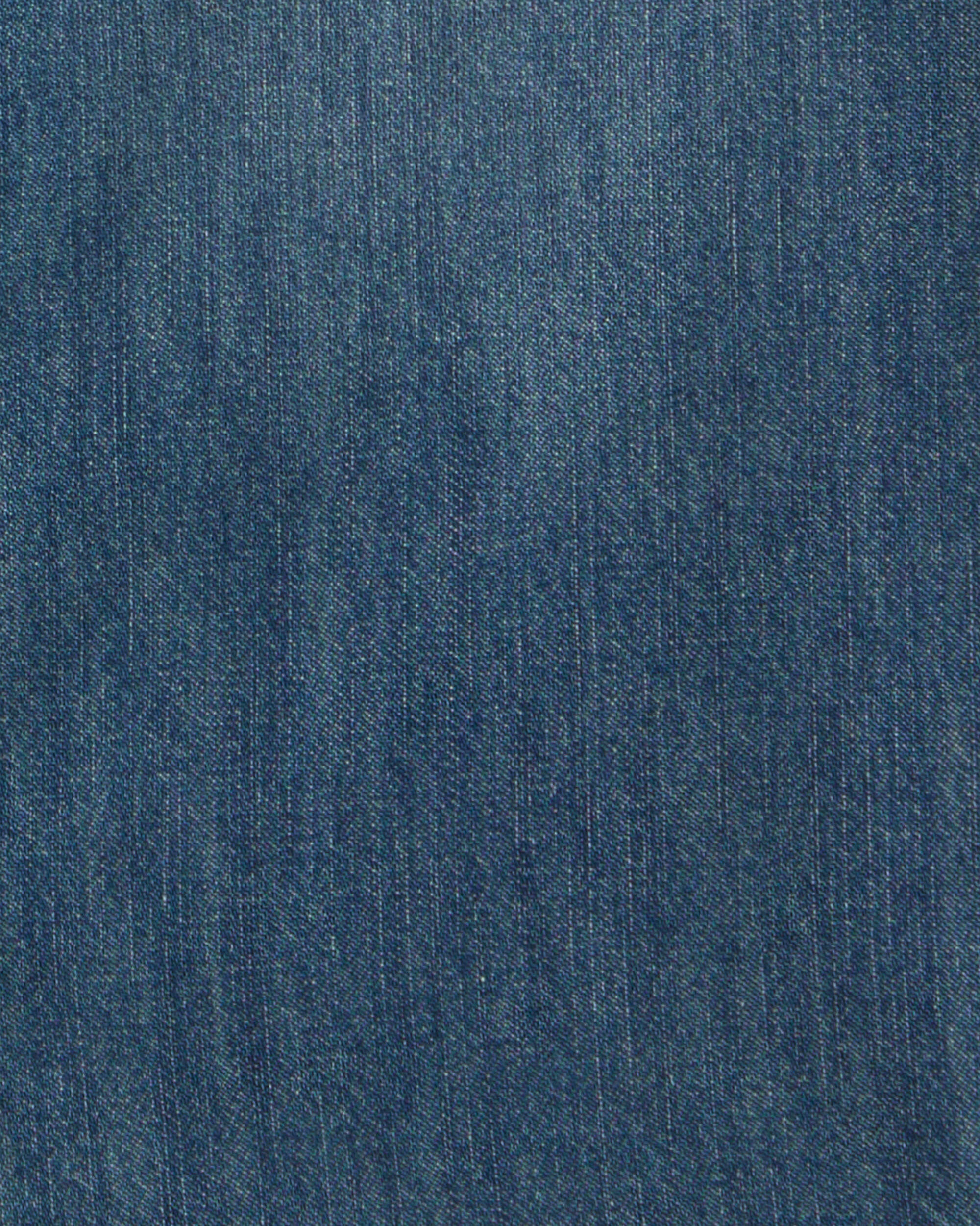 Toddler Boy Denim Button-Down Shirt - Dark Wash - Image 4