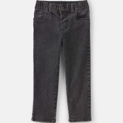 Toddler Boy Western Jeans - Black