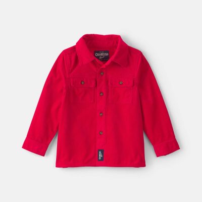 Toddler Boy Corduroy Jacket - Red