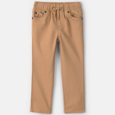 Toddler Boy Pull-On Pants - Khaki