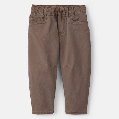Toddler Boy Western Jeans - Brown