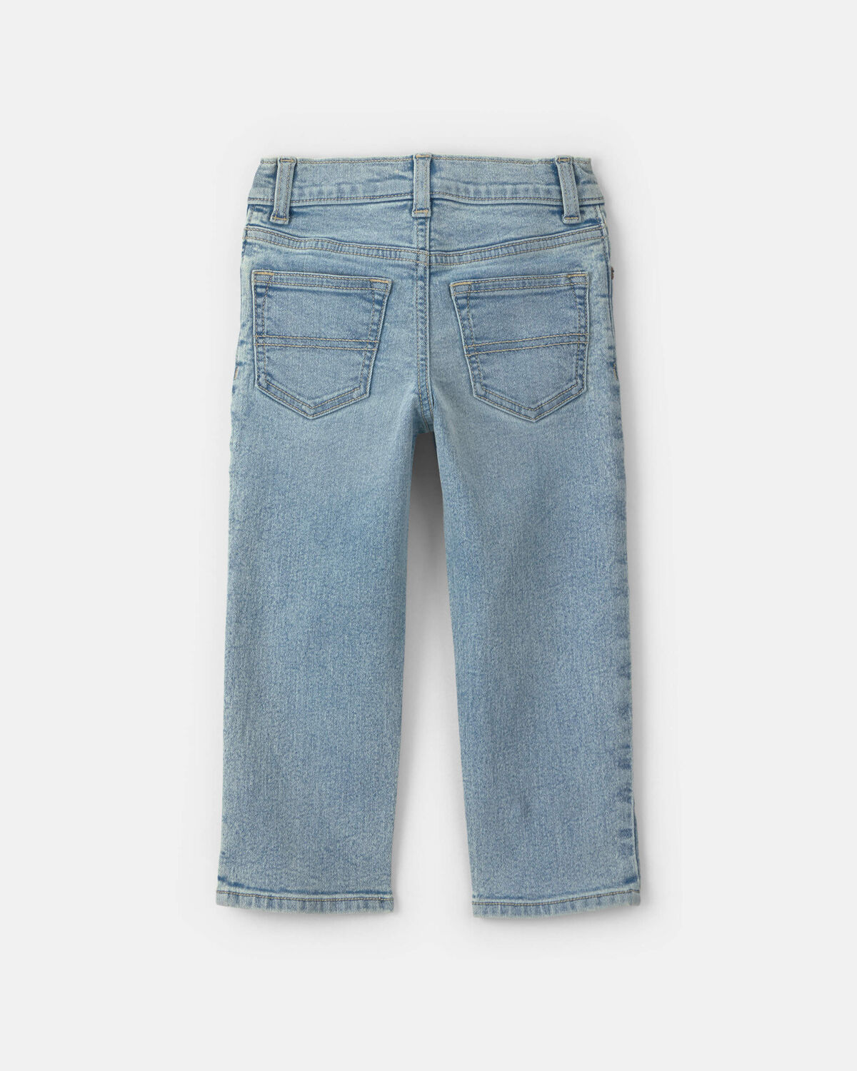 Toddler Boy Denim Classic Jeans - Light Wash - Image 2