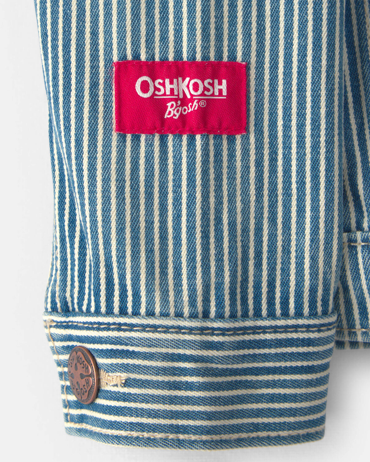 Toddler Hickory Denim Jacket - Light Wash - Image 6