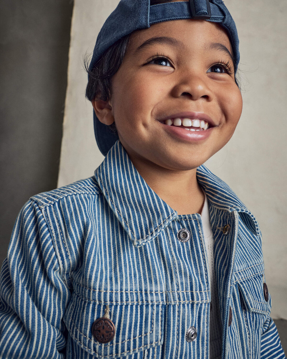 Toddler Hickory Denim Jacket - Light Wash - Image 2