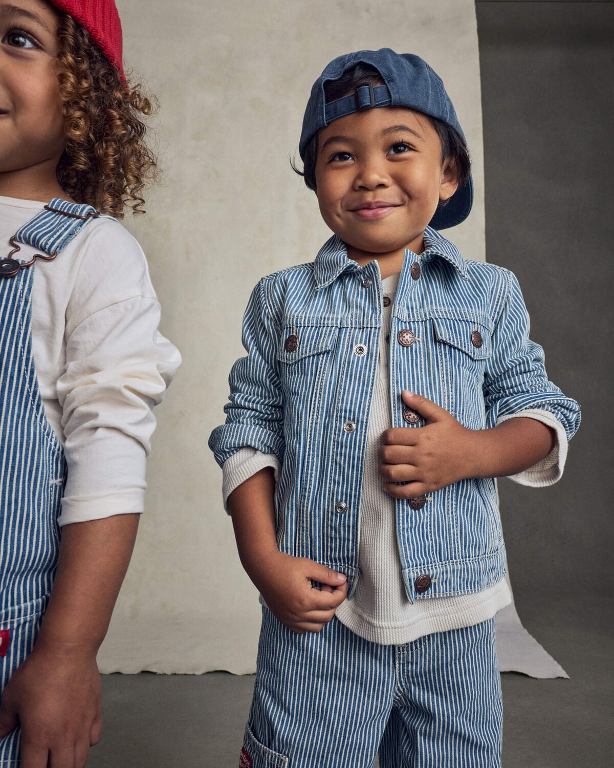 Toddler Hickory Denim Jacket - Light Wash - Image 3