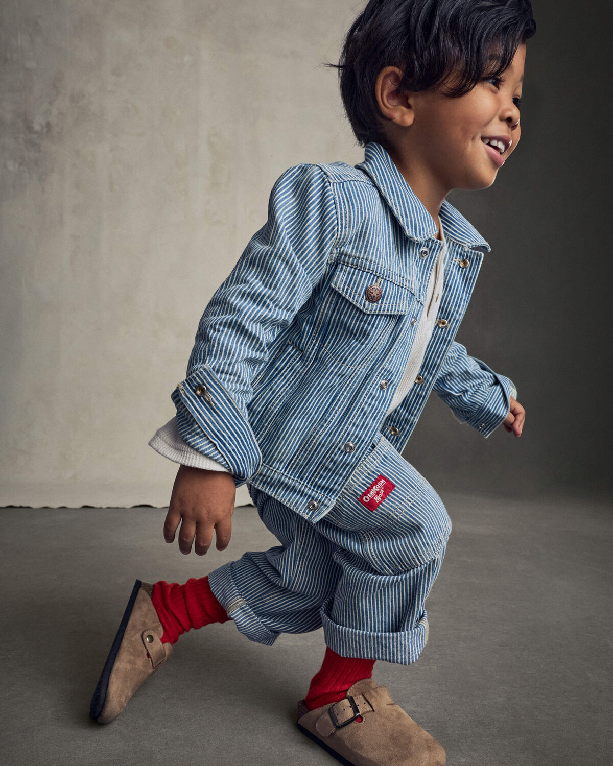Toddler Hickory Denim Jacket - Light Wash - Image 4