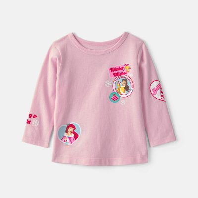 Toddler Girl Disney© Princess Long-Sleeve Graphic Tee - Pink