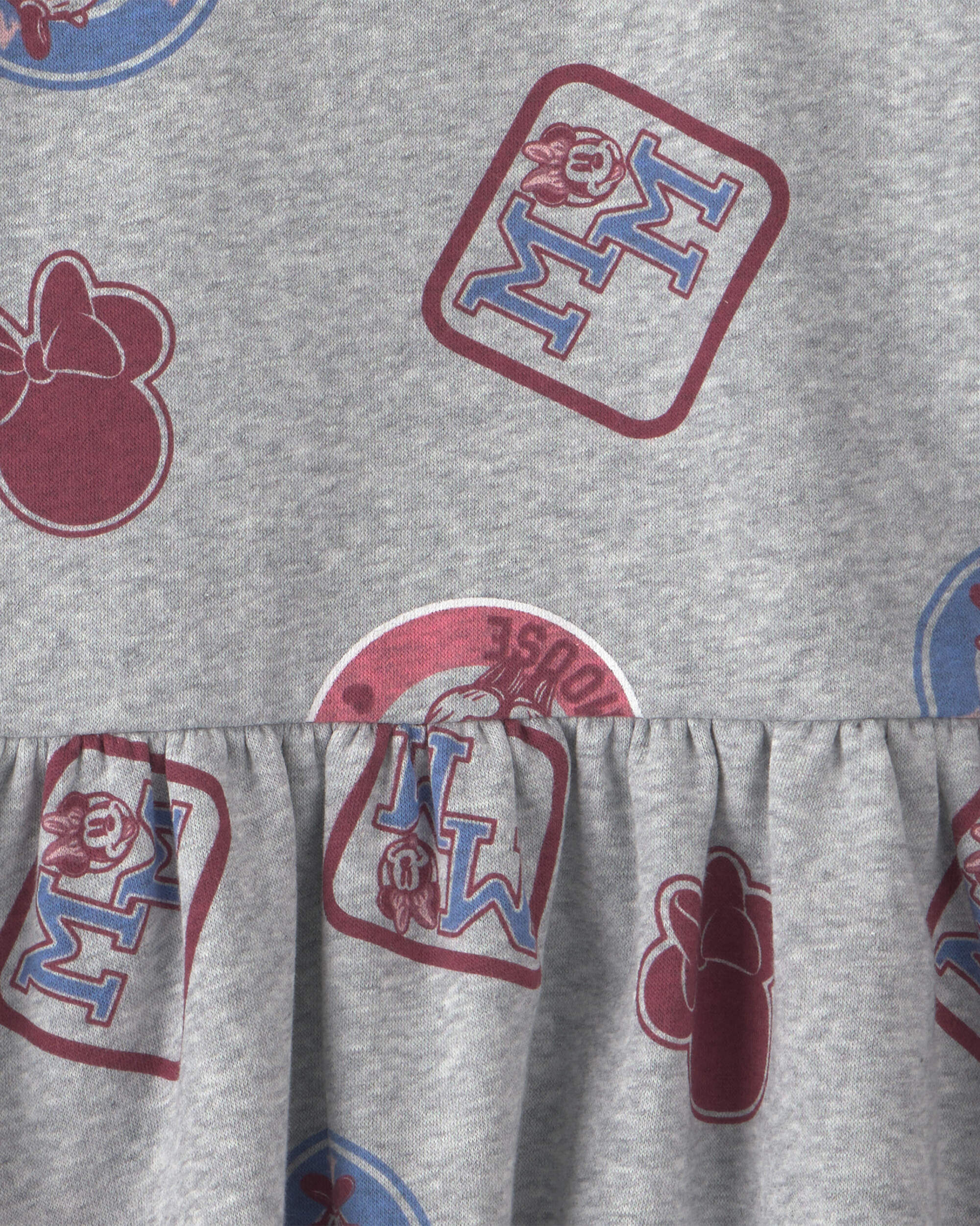 Toddler Girl Disney© Minnie Long-Sleeve Dress - Grey - Image 4