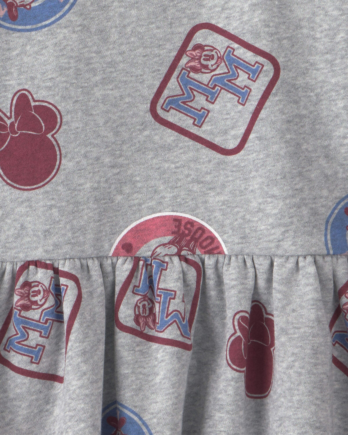 Toddler Girl Disney© Minnie Long-Sleeve Dress - Grey - Image 3