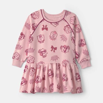 Toddler Girl Disney© Princess Long-Sleeve Dress - Pink