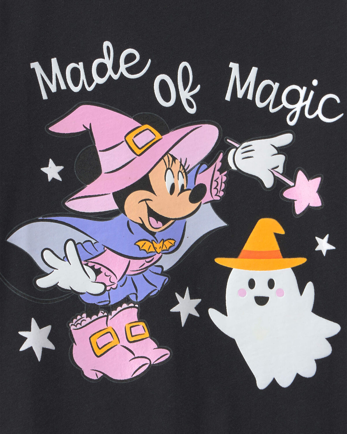 Toddler Girl Disney© Halloween Graphic Tee - Black - Image 2