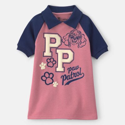 Toddler Girl PAW Patrol® Polo Dress - Pink/Navy Blue