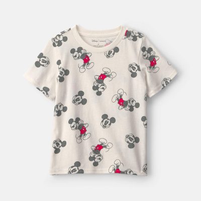 Toddler Boy Disney© Mickey Mouse Graphic Tee - Cream