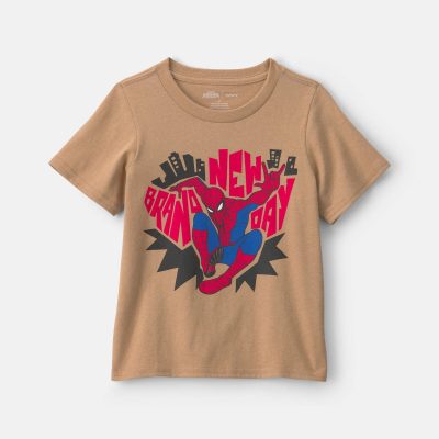 Toddler Boy ©Marvel Spider-Man Graphic Tee - Tan