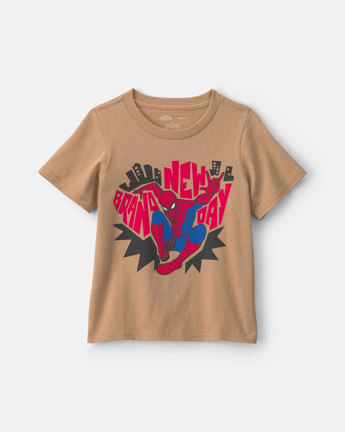 Toddler Boy ©Marvel Spider-Man Graphic Tee - Tan