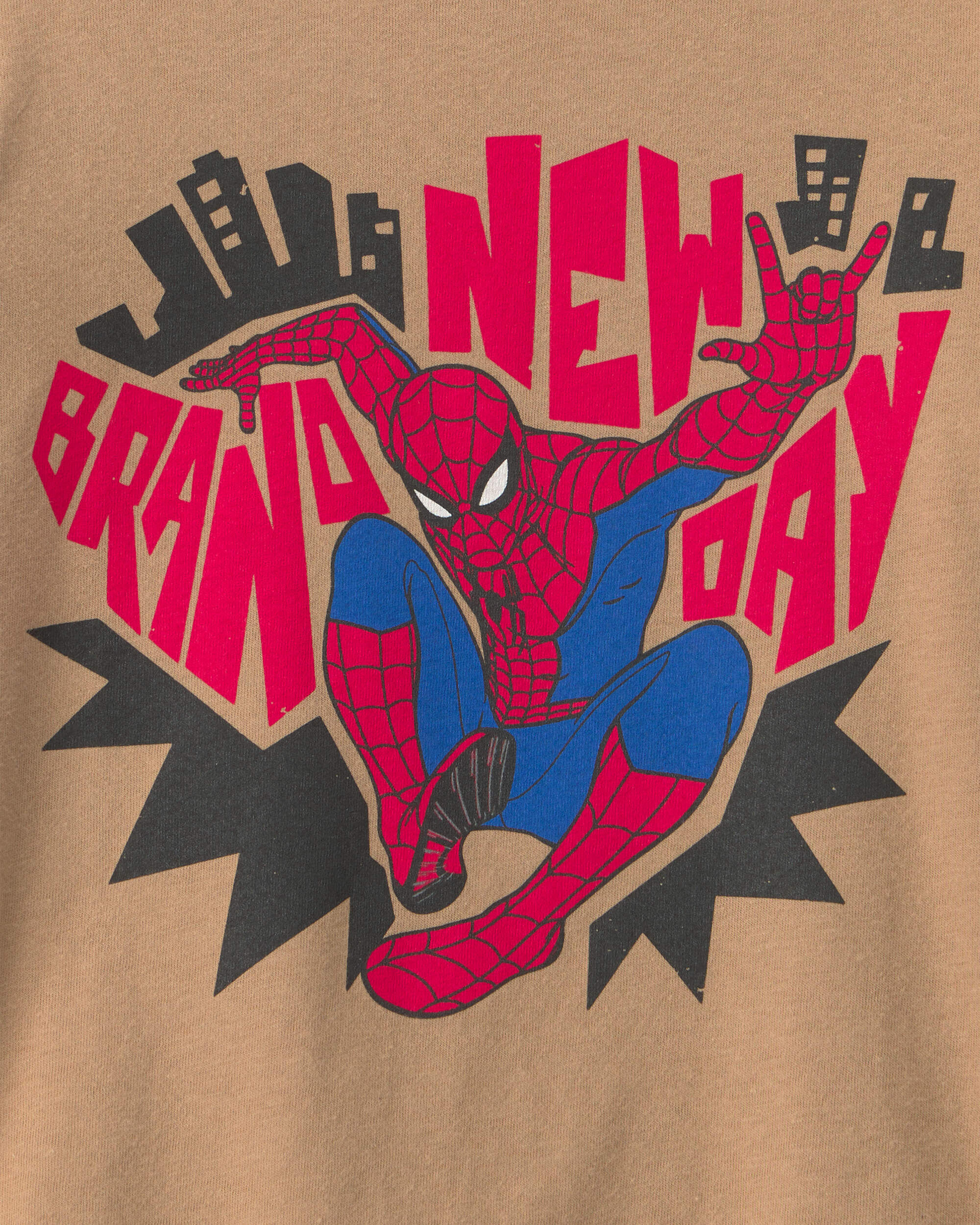 Toddler Boy ©Marvel Spider-Man Graphic Tee - Tan - Image 3