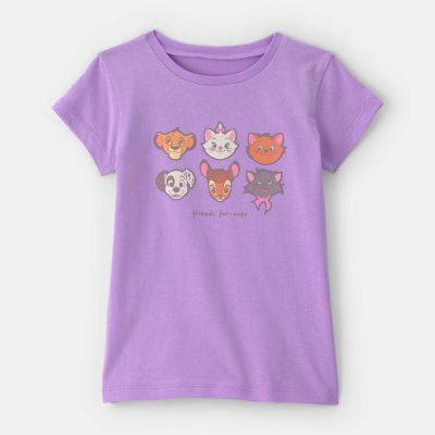Toddler Girl Disney© Animals Graphic Tee - Purple