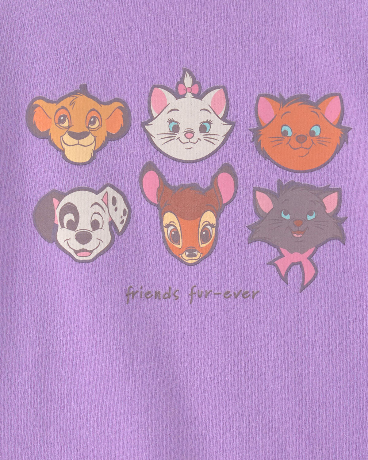 Toddler Girl Disney© Animals Graphic Tee - Purple - Image 2