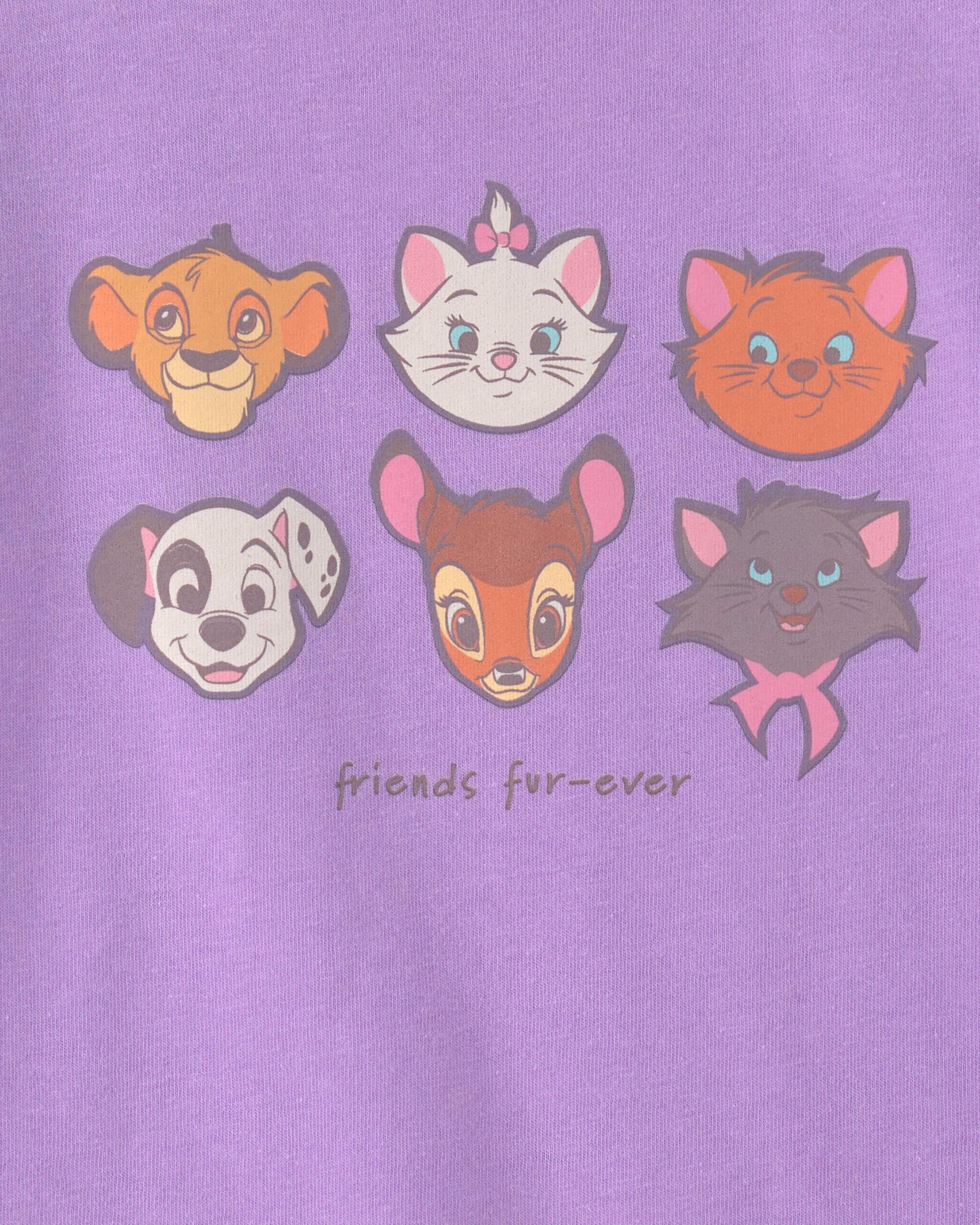 Toddler Girl Disney© Animals Graphic Tee - Purple - Image 3