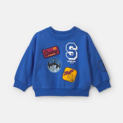 Toddler Boy ©Marvel Spider-Man Pullover Sweatshirt - Blue
