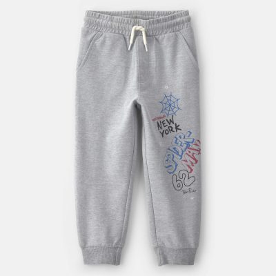 Toddler Boy 'New York' ©Marvel Spider-Man Joggers - Grey