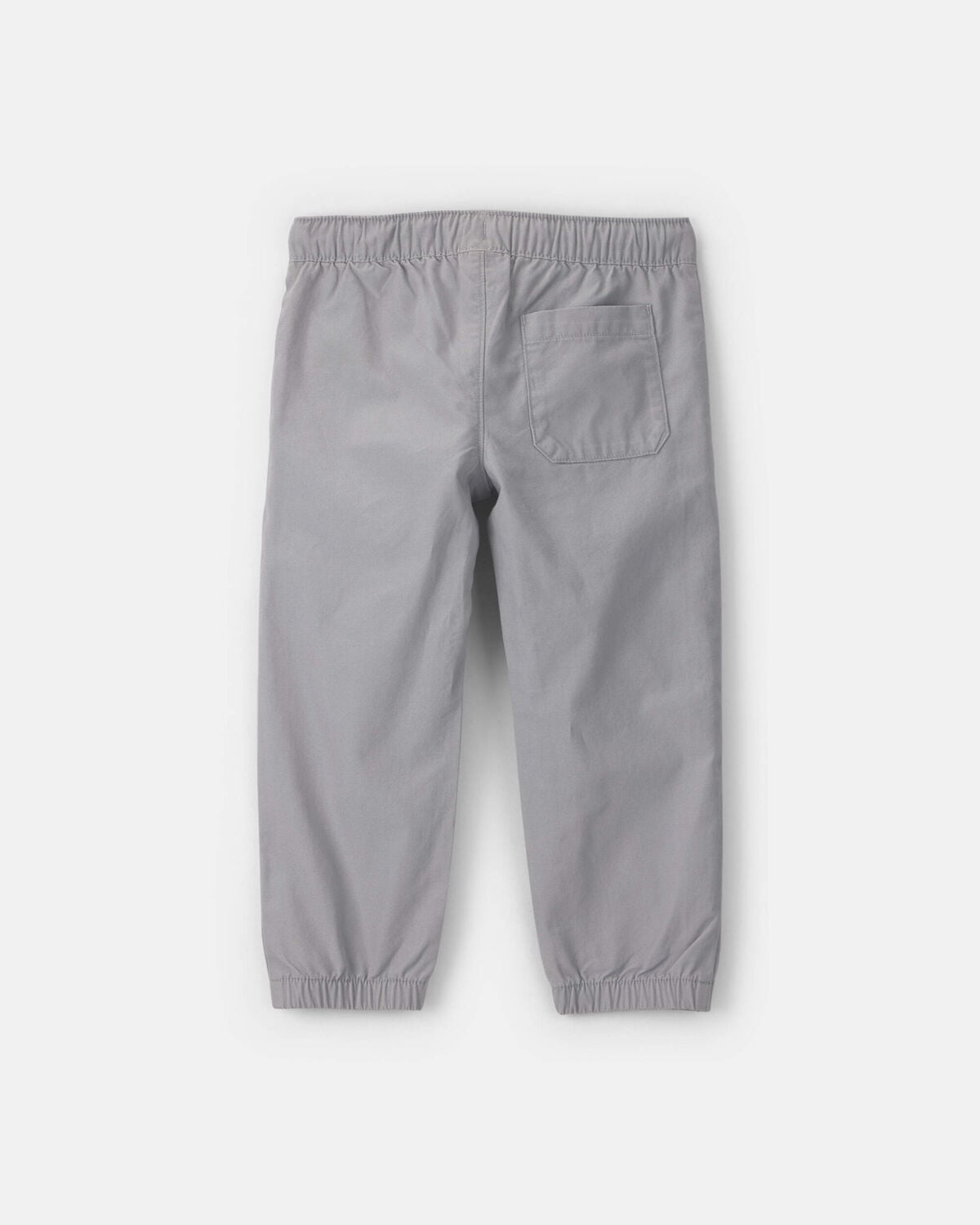Toddler Boy Canvas Joggers - Grey - Image 2