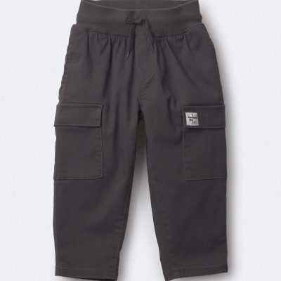 Toddler Boy Cargo Pant - Dark Grey
