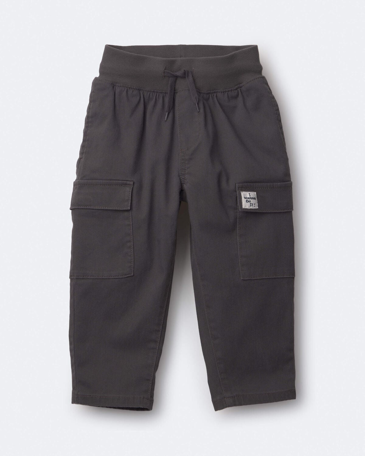 Toddler Boy Cargo Pant - Dark Grey