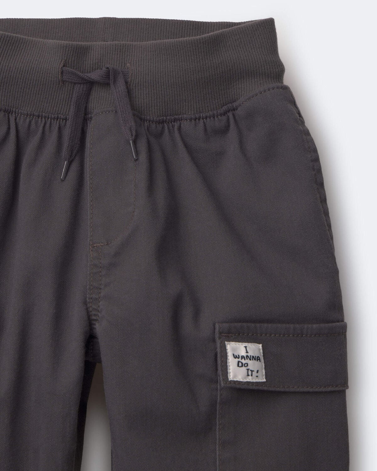Toddler Boy Cargo Pant - Dark Grey - Image 3