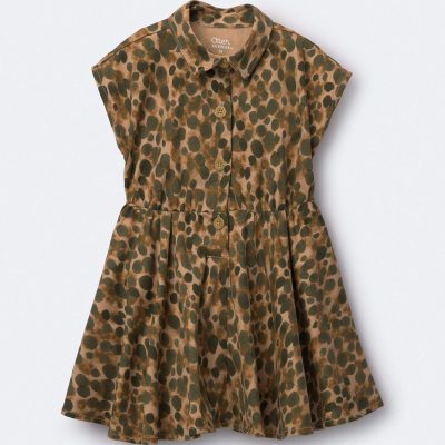 Toddler Girl Avenue Twirl™ Dress in Leopard Print - Brown