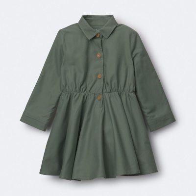 Toddler Girl Avenue Twirl™ Dress - Olive