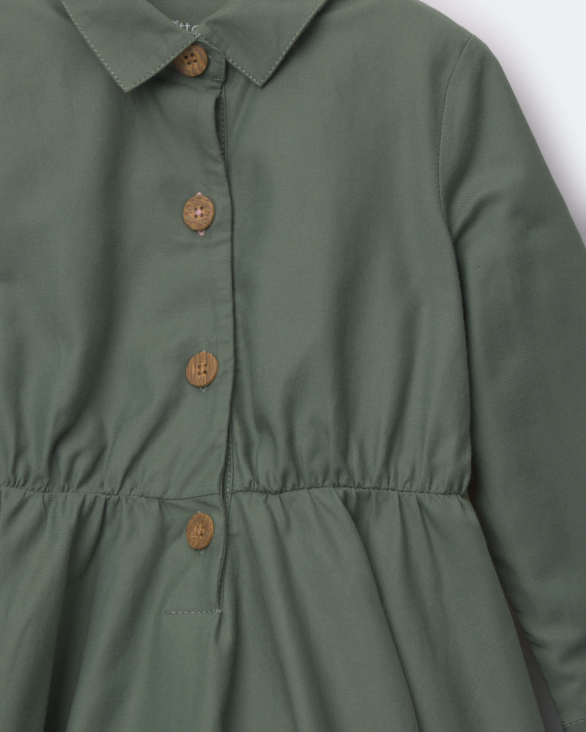 Toddler Girl Avenue Twirl™ Dress - Olive - Image 3
